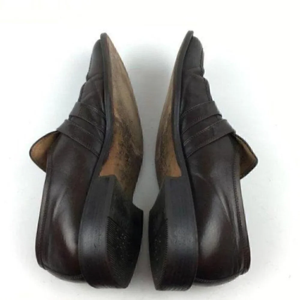 Kenneth Cole New York Loafers 14 Italian Leather